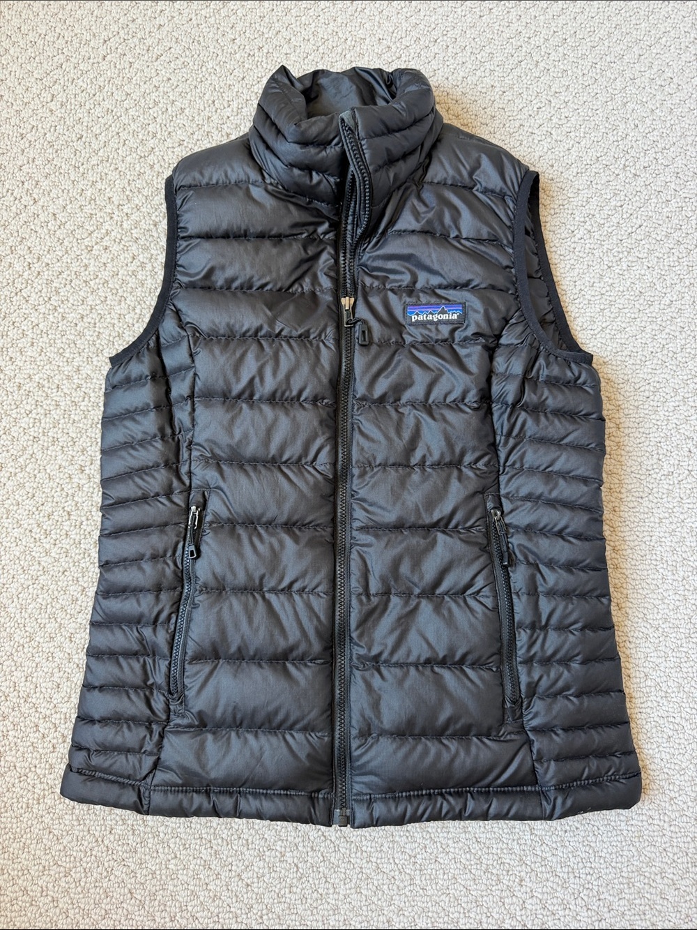 Patagonia Black Quilted Down Vest